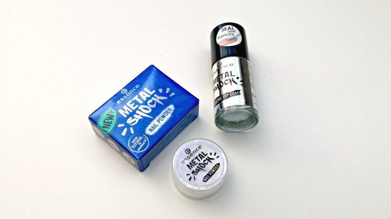 essence metal shock nail powder- review 2 essence metal shock