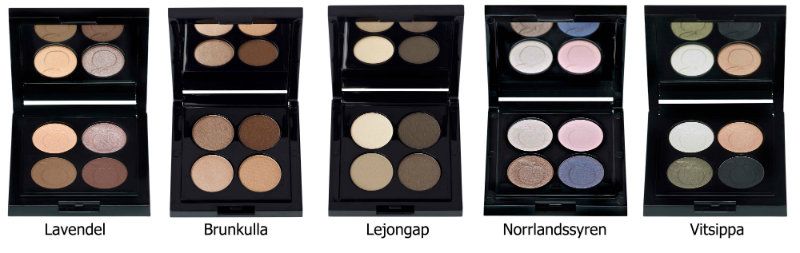 Ogen als intense blikvangers én lippen om te zoenen met IDUN Minerals 100% pure minerale Eyeshadow Palettes, Matte- en Crème Lipsticks & Lipliners. 3 IDUN Minerals Palettes