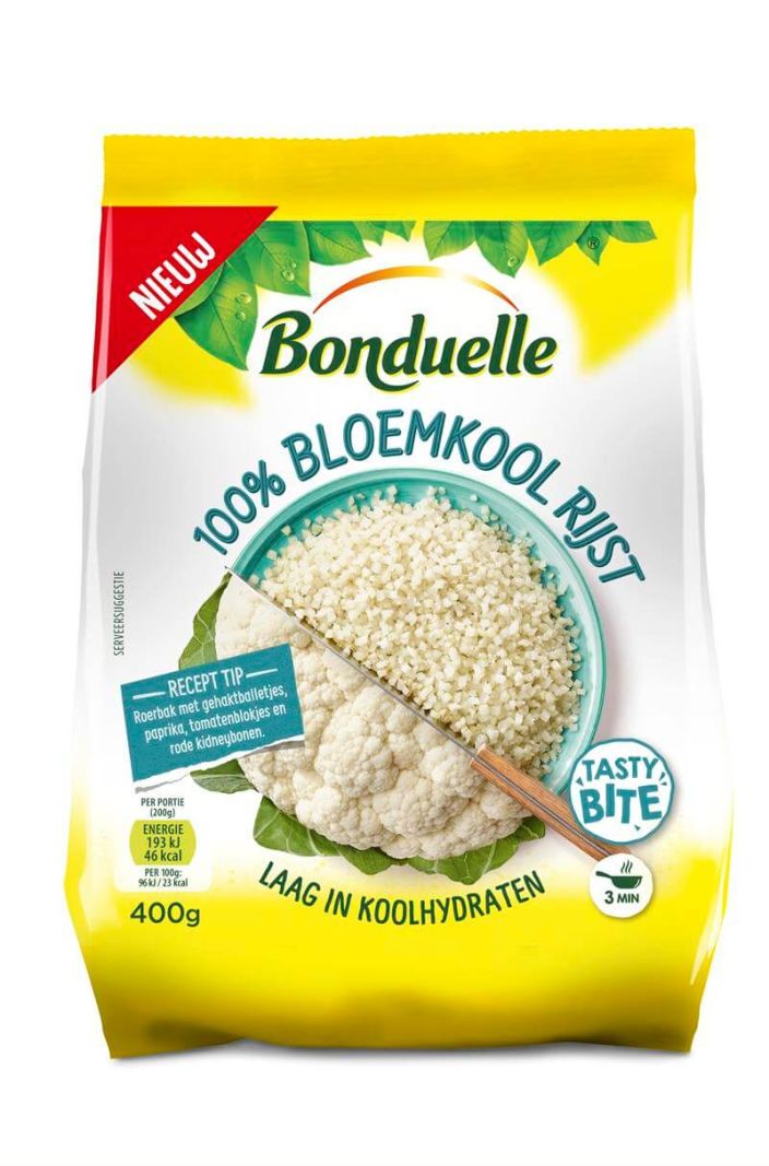 Bonduelle introduceert 100% Bloemkoolrijst en 100% Broccolirijst (plus recepten!) 5 bonduelle bloemkoolrijst