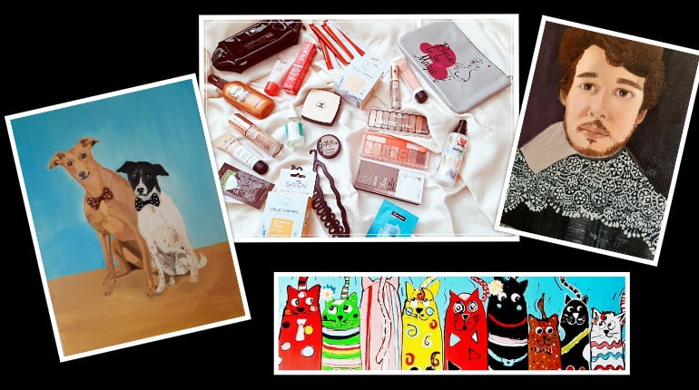 Win een beautypakket of een geschilderd portret van jezelf, kind of huisdier! (Ik ben jarig en ik trakteer) 4 Win een beautypakket of een geschilderd portret van jezelf, kind of huisdier! (Ik ben jarig en ik trakteer) 3 win een beautypakket Win een beautypakket of een geschilderd portret van jezelf, kind of huisdier! (Ik ben jarig en ik trakteer)