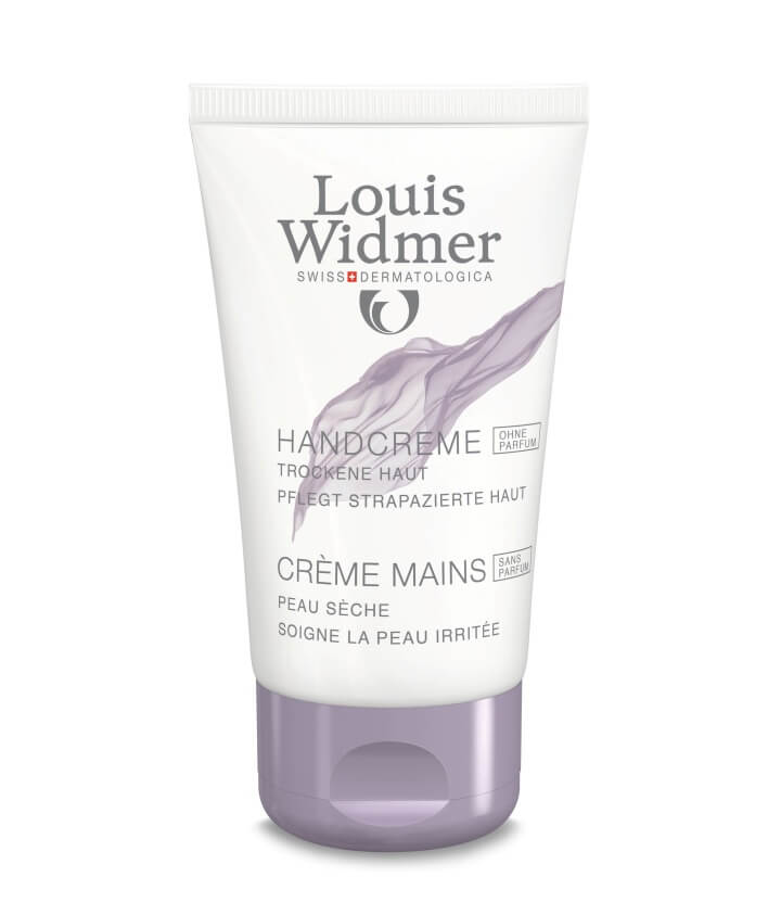Hands Up & Love your Lips… Hoogwaardige dermatologische verzorging, voeding én UV-bescherming voor de tere huid van de handen en lippen tijdens de zomermaanden. 5 Louis Widmer Handcrème